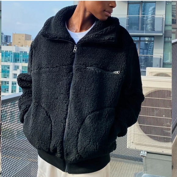 Wilfred Black Puffer Jacket - Picture 1 of 15